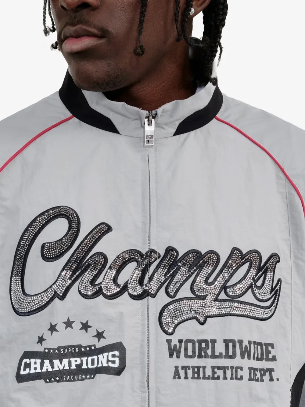 Copper Rivet Champs Full Zip Windbreaker Jacket